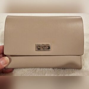 Kate Spade Cream and Pink Wallet